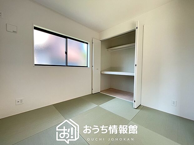 【現地写真(和室)】大壁仕様の新和室。くつろぎの空間です。