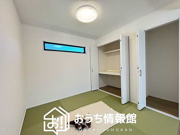 【現地写真(和室)】大壁仕様の新和室。くつろぎの空間です。