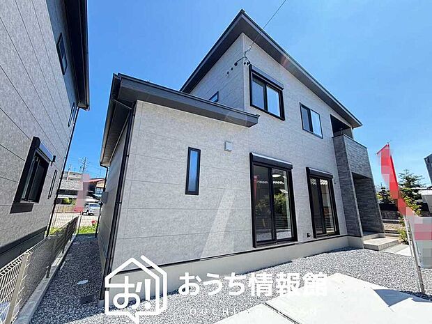 【現地写真(外観)【C号地】】健康被害に配慮したもっとも安全性の高い建材を採用し、シックハウス対策をしております。