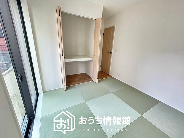 【現地写真(和室)】大壁仕様の新和室。くつろぎの空間です。