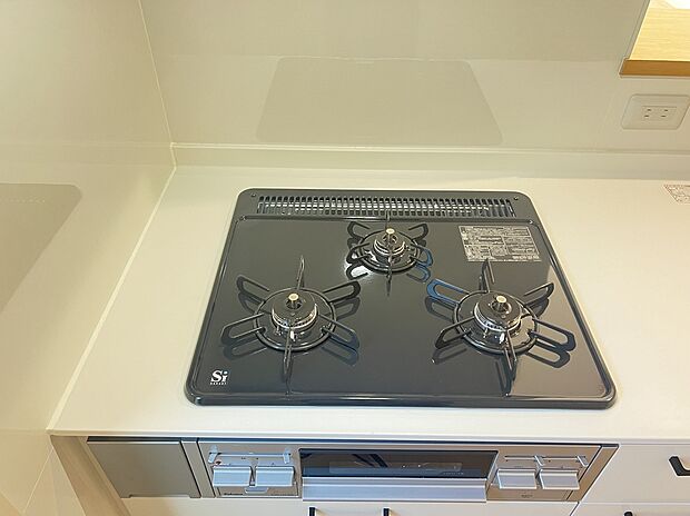 【キッチン】ガスコンロ3口