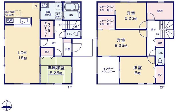 (3号棟)、4LDK+S、土地面積139.94m2、建物面積118.4m2