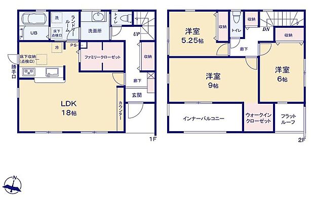 (2号棟)、3LDK、土地面積200.44m2、建物面積110.16m2