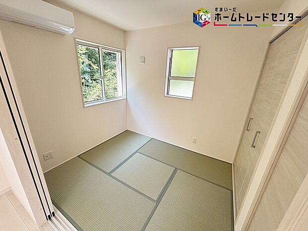 【リビング以外の居室】あると落ち着く『和室』付♪家事の休憩スペースやお子様のお昼寝スペースとしても活躍します♪