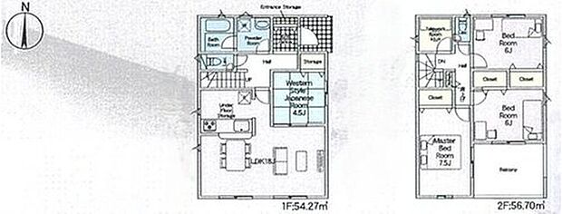 【4LDK】◇１８帖のゆったりしたLDKの隣に、畳の部屋付き♪
◇在宅勤務時や趣味のスペースとしてあると便利なテレワークルーム♪
◇広々バルコニー！天気の良い日は、ご家族の洗濯物・お布団をまとめて干せます♪