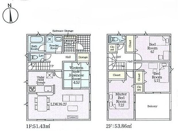 【4LDK】◇陽光溢れるリビングは明るい3面採光でご家族全員がお寛ぎいただけます♪
◇客間としても、お昼寝スペースとしてもあると便利な「和室」♪
◇広々バルコニー♪お洗濯物だけではなく、趣味のスペースとしても♪