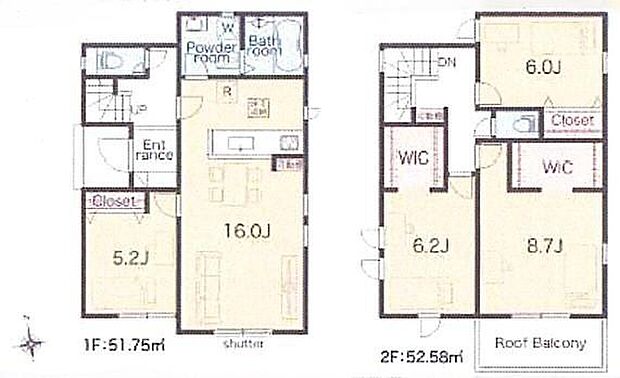 【4LDK】◇窓付きの明るく爽やかなキッチンスペース♪床下収納もございますので、いつでもすっきりとお使い頂けそうです♪
◇２階２居室に、ウオークインクローゼット♪お部屋を広くお使いいただけます♪