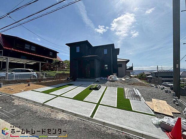 【現地外観写真】資料送付・ご見学即対応！建物完成しておりますので、室内ご内覧いただけます♪ご不明点等、スタッフがしっかりと説明させていただきますので、安心して現地をご覧ください♪