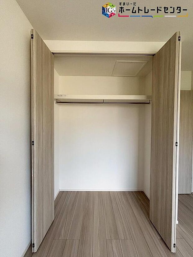 【【収納】】全居室に収納を完備しておりますので、居室の全空間を有効活用出来ます♪自分好みのお部屋で、ゆったりお寛ぎ頂けます。