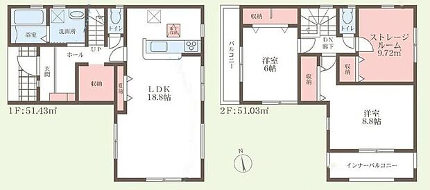 【2LDK+S】◇窓付きで換気OKのストレージルーム♪
大切に保管したい雛人形・革製品なども安心です♪
居室としても、問題なくお使いいただけます♪
◇インナーバルコニー♪急な雨にも安心です♪