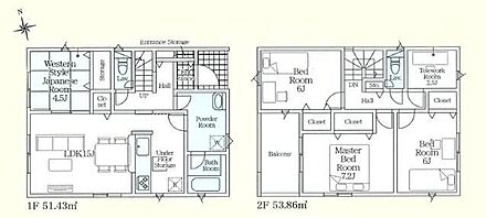 ◇和室は必須！というお客様にピッタリな洋風和室4.5帖付プランです♪◇全居室収納付き♪◇浴室乾燥機付きのバスルームとなっております♪◇広々バルコニー♪ 