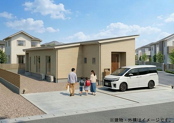 汐見1丁目B　完成予想外観　画像はイメージです。