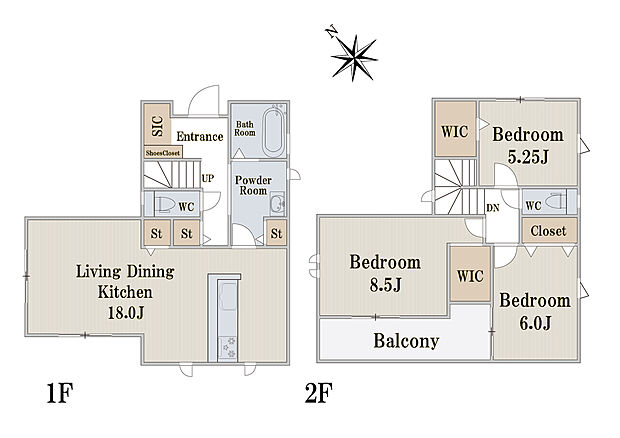 6号棟 - 間取り図
