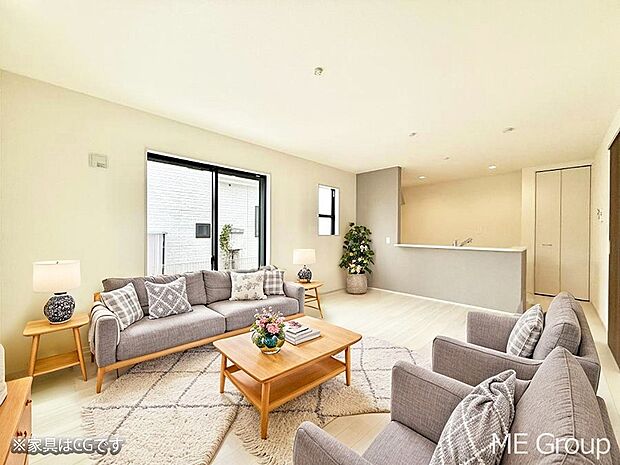 ■くつろぎと笑顔が集まる、心温まるリビング