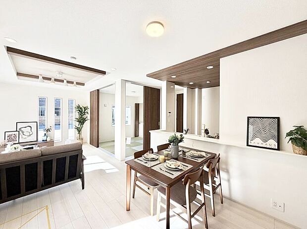 【リビングダイニング】■日常をちょっと特別にする、憩いの空間