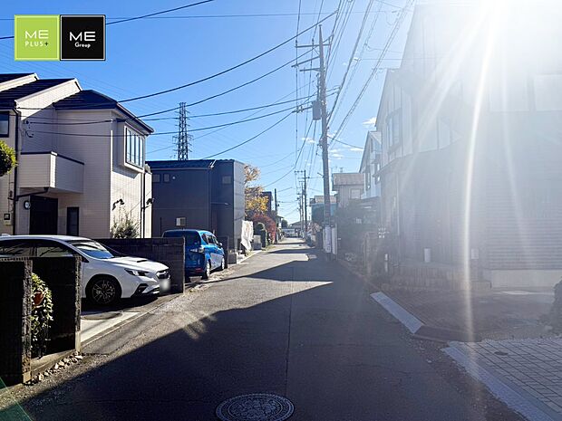 【前面道路含む現地写真】■この道を歩けば、毎日が少し特別になる