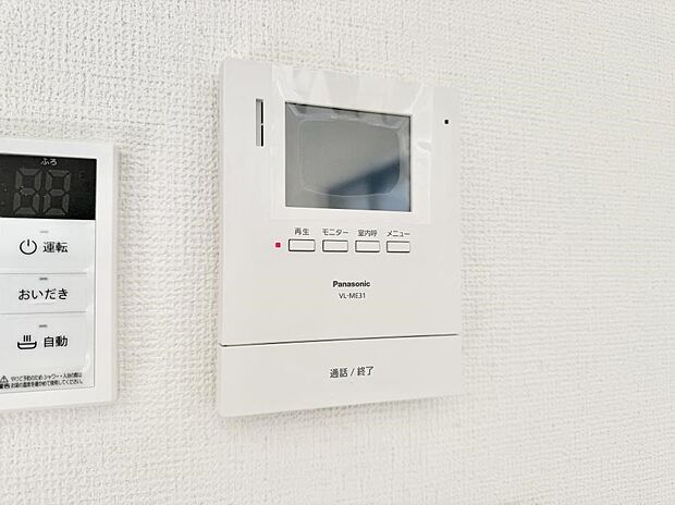 【TVモニター付インターフォン】■訪問者を確認できて安心感が増します