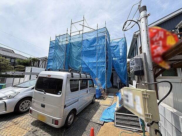 【現地外観写真】1号棟  現況写真