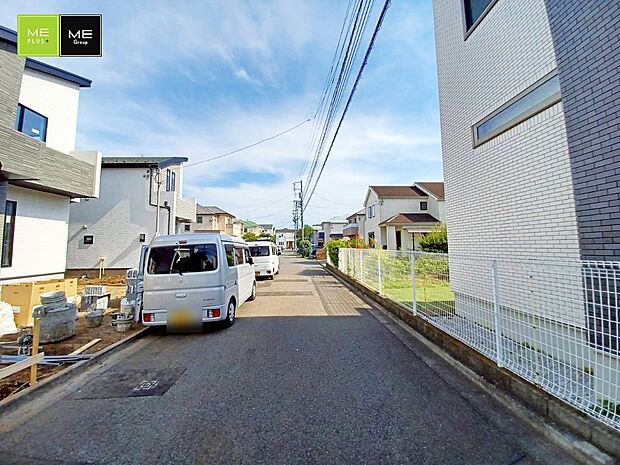 【前面道路含む現地写真】A号棟