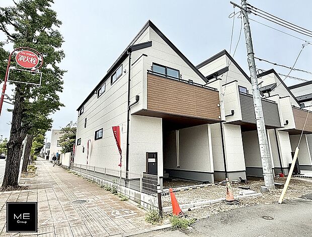 【現地外観写真】1号棟 ■家族みんなが笑顔で過ごせる、安心感のある住まい
