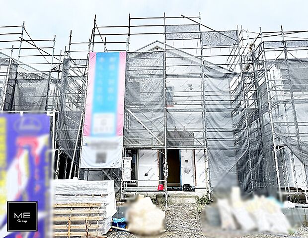 【現地外観写真】2号棟 ■家族みんなが笑顔で過ごせる、安心感のある住まい