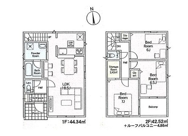 【3LDK+S】2号棟  