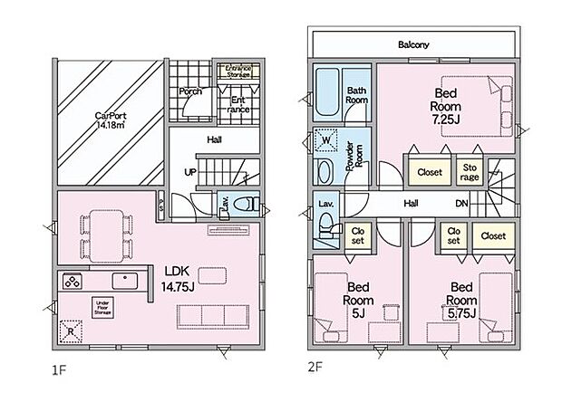 【3LDK】2号棟