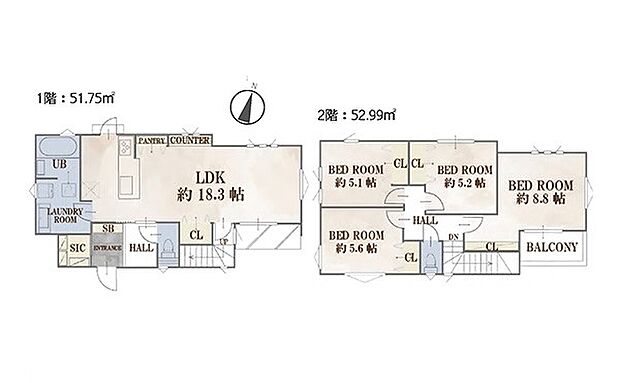 【4LDK】B号棟