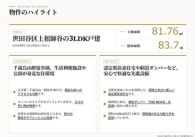 京王線「千歳烏山」駅徒歩18分!駅前には商業施設が充実!
