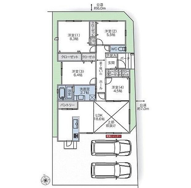 価格： 2990万円間取り： 4LDK土地面積： 182m2建物面積： 98.25m2