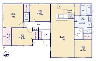 飯田グループホールディングス　リーブルガーデン　愛西市西保町森浦の平屋　全１邸 その他