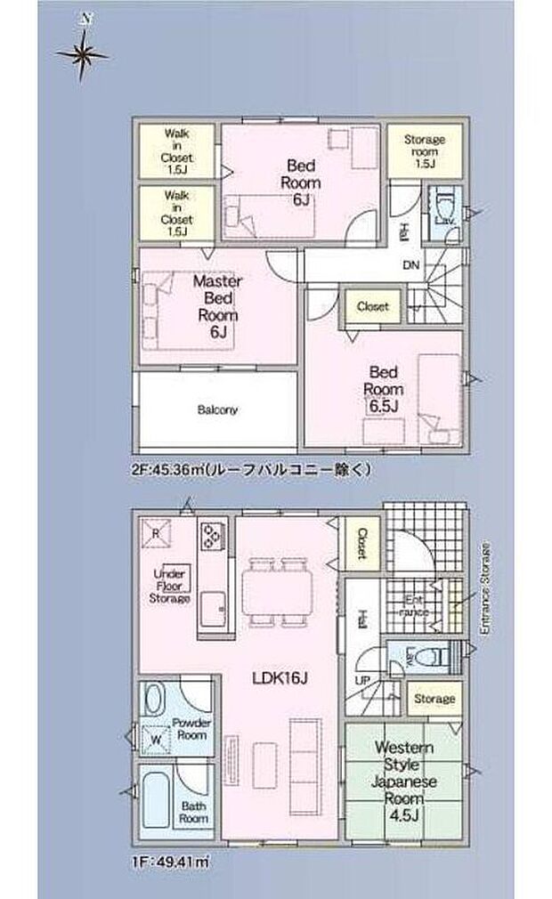 (２号棟)、価格2590万円、4LDK+S、土地面積126.3m2、建物面積94.77m2