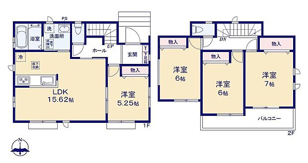 (A号棟)、価格3290万円、4LDK、土地面積139.43m2、建物面積95.76m2