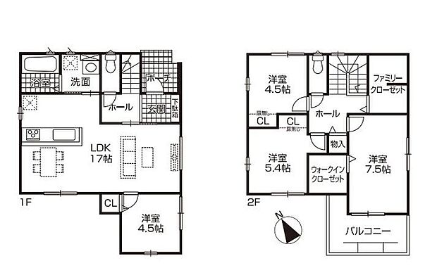 (１号棟)、価格3380万円、4LDK、土地面積138.9m2、建物面積98.01m2