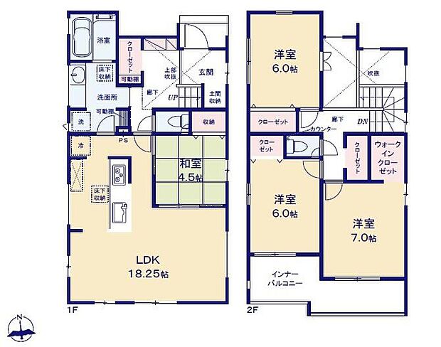 (２号棟)、価格3780万円、4LDK、土地面積165.29m2、建物面積117.17m2
