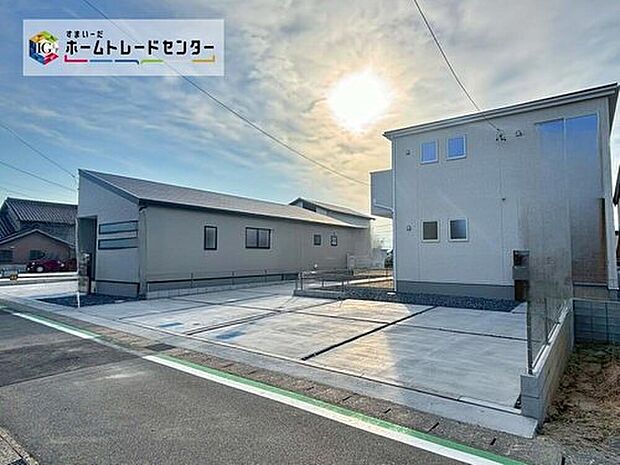 全３邸☆
堂々完成いたしました！ぜひ現地にて、実際の建物・街並み・陽当たり等ご確認下さい♪お気軽にお問い合わせください☆