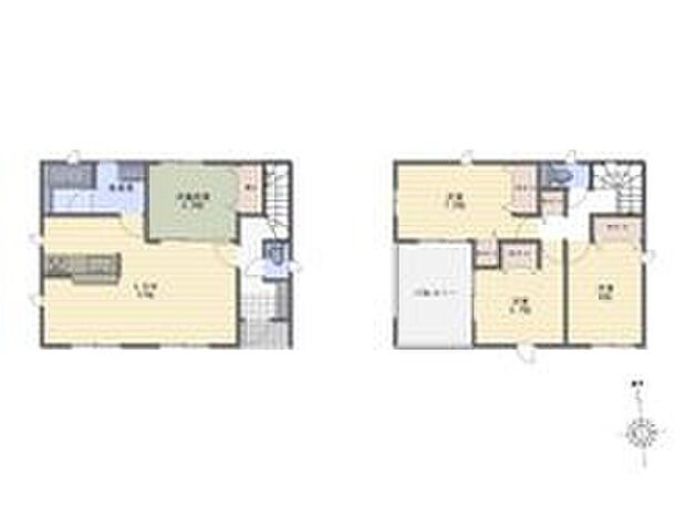 (2号棟)、価格3390万円、4LDK、土地面積160.08m2、建物面積106.1m2