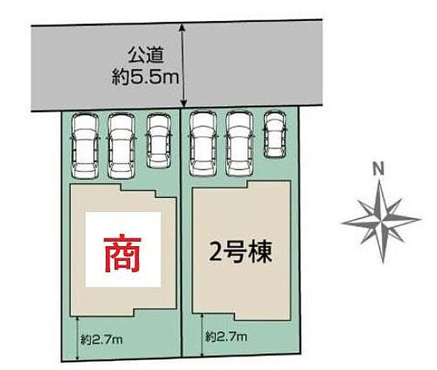 １号棟　商談中
２号棟　３，１９０万円