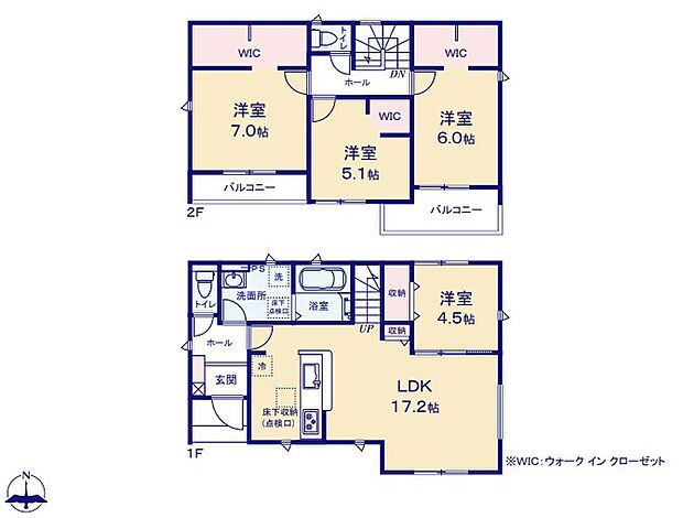 (２号棟)、価格3390万円、4LDK、土地面積169.59m2、建物面積100.62m2