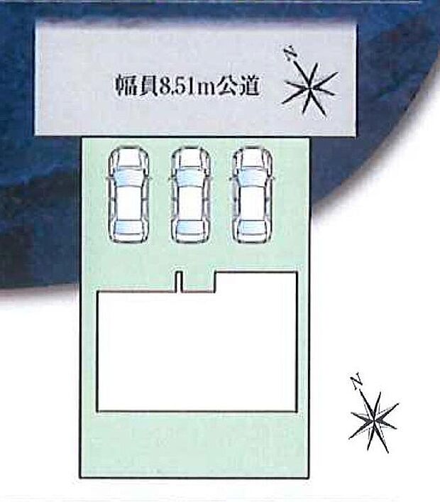 【全体区画図】1号棟 3,280万円
