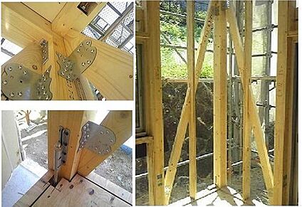 構造金物で強度を確保