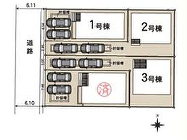 【区画図】◆飯田グループホールディングス唯一の販売専門会社、ホームトレードセンターの社員が直接、物件をご案内いたします♪物件の詳しいお話やローンのご相談など、お気軽にお問い合わせくださいませ！