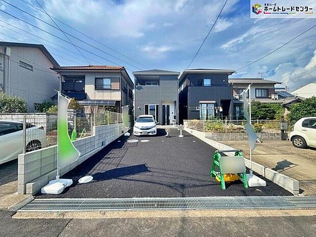 【現地外観写真】完成済み、実物をじっくりチェックできます。さまざまな設備や間取り、住み心地を現地で確認しよう。０１２０-８８８-９８３までお問い合わせ下さい☆