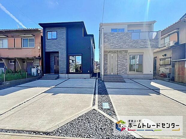 【現地外観写真】今なら建築中の様子をご覧になることができます!この街で・この家で暮らしたいと思わせる理由を是非現地でお確かめ下さい☆