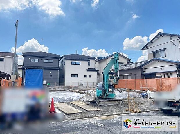【現地外観写真】2号棟 当日のご見学予約も承ります。同じものは2つとない「夢のマイホーム」との出会いが待っているかもしれません♪