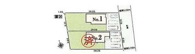 敷地面積84坪超♪
駐車3台可!
お客様がいらしても安心ですね♪
