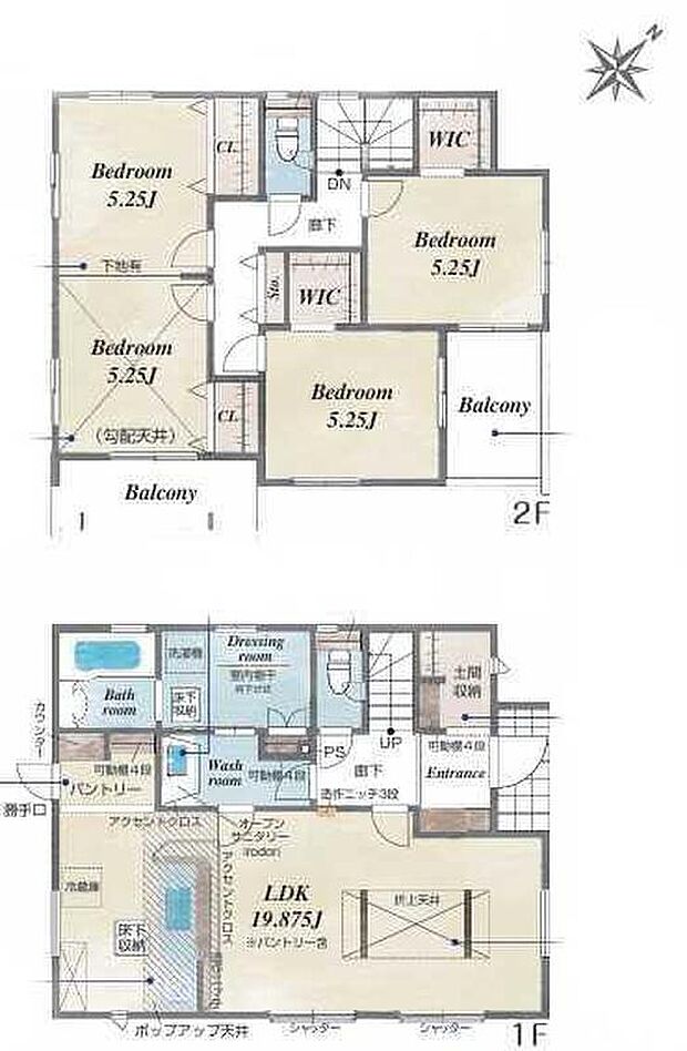(1号棟)、価格3599万円、3LDK、土地面積181.91m2、建物面積106.81m2