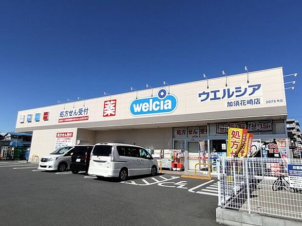 ウエルシア加須花崎店（約1,340m）