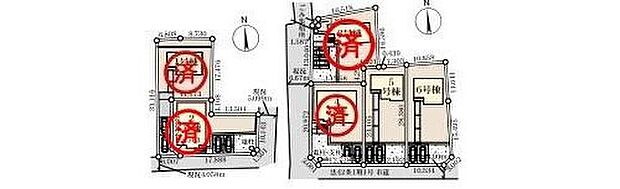 【全体区画図】東武伊勢崎線「花崎」駅まで車で3.1km