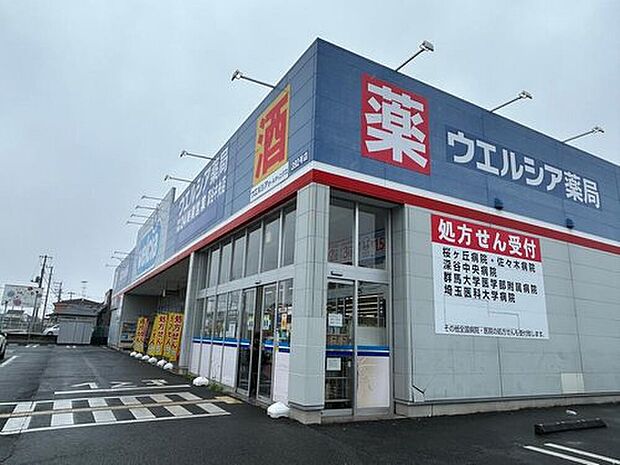 ウエルシア深谷中央店（約870m）